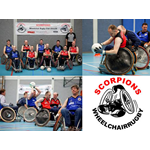 Logo The Scorpions Wheelchair Rugby Club Utrecht (WRCU)