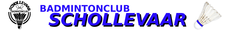 Logo Badminton Club Schollevaar Logo Badminton Club Schollevaar