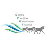 Logo St. Paardrijden Gehandicapten Flevoland