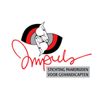 Logo Stichting Paardrijden voor Gehandicapten ''IMPULS''
