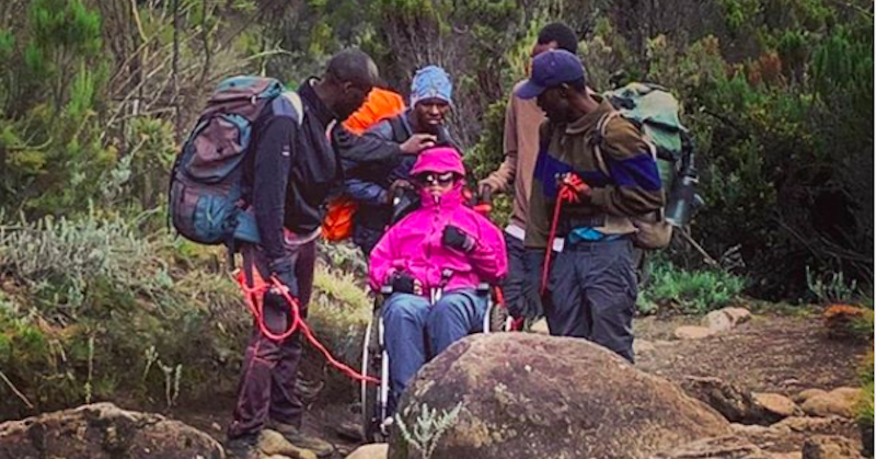 Tarryn beklom in rolstoel de Kilimanjaro afbeelding nieuwsbericht Tarryn beklom in rolstoel de Kilimanjaro afbeelding nieuwsbericht