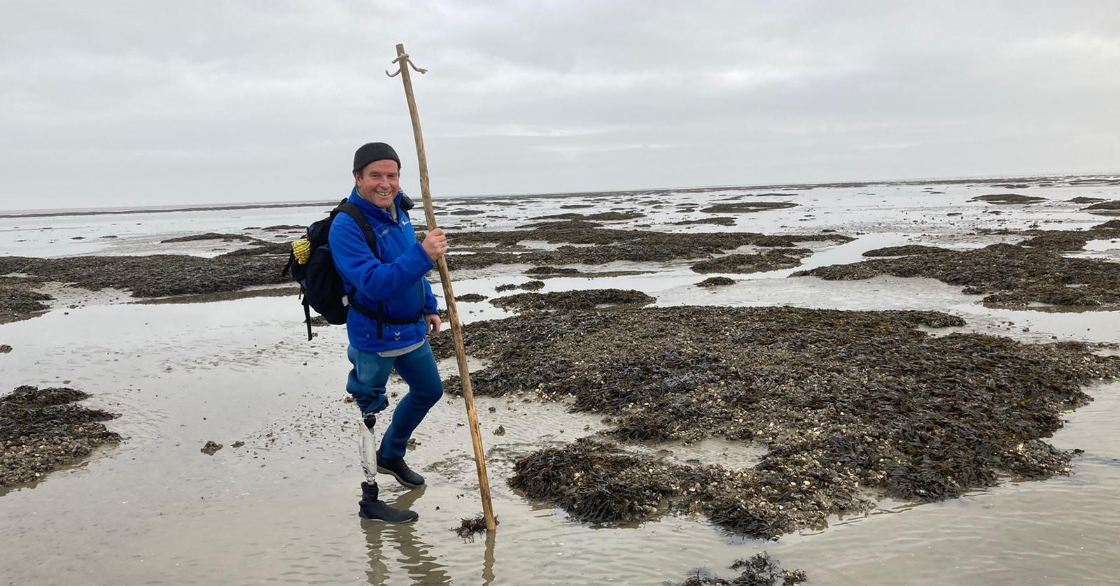 Wybe kan met prothese weer wadlopen afbeelding nieuwsbericht Wybe kan met prothese weer wadlopen afbeelding nieuwsbericht