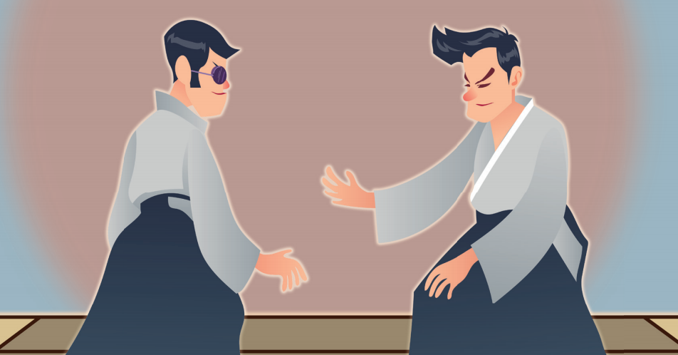Aikido voor mensen met een visuele beperking afbeelding nieuwsbericht Aikido voor mensen met een visuele beperking afbeelding nieuwsbericht