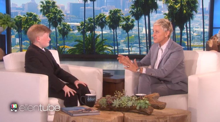 Alex (12) krijgt 25.000 dollar van Ellen DeGeneres om app voor gehandicapten te maken afbeelding nieuwsbericht Alex (12) krijgt 25.000 dollar van Ellen DeGeneres om app voor gehandicapten te maken afbeelding nieuwsbericht