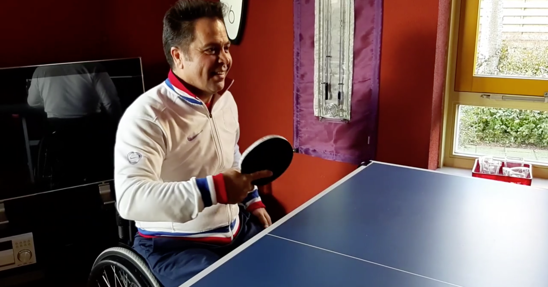 Reza voelt zich door tafeltennis als herboren afbeelding nieuwsbericht Reza voelt zich door tafeltennis als herboren afbeelding nieuwsbericht
