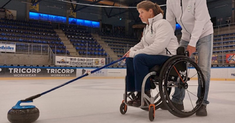 Try-out rolstoelcurling / mindervalide curling afbeelding nieuwsbericht