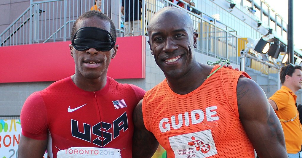 Blinde sprinter David moest even zonder buddy afbeelding nieuwsbericht Blinde sprinter David moest even zonder buddy afbeelding nieuwsbericht