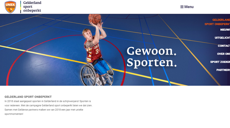 Gelderland sport onbeperkt live! afbeelding nieuwsbericht Gelderland sport onbeperkt live! afbeelding nieuwsbericht