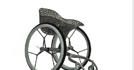 Deze design rolstoel is uit de 3D-printer gerold afbeelding nieuwsbericht