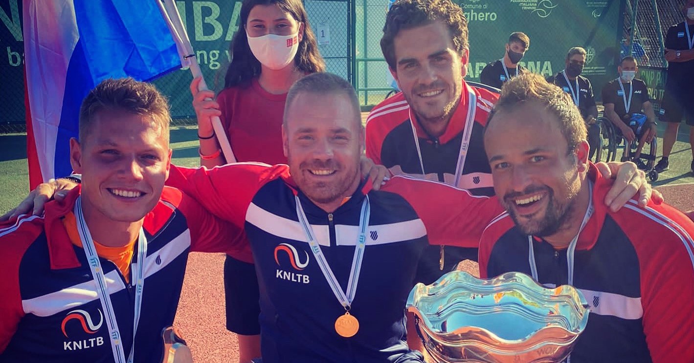 Nederlandse rolstoeltennis mannen pakken goud afbeelding nieuwsbericht Nederlandse rolstoeltennis mannen pakken goud afbeelding nieuwsbericht