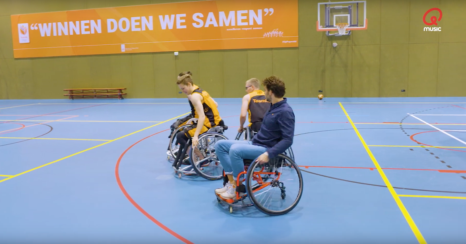 Qmusic DJ voelt hoe zwaar rolstoelbasketbal is afbeelding nieuwsbericht Qmusic DJ voelt hoe zwaar rolstoelbasketbal is afbeelding nieuwsbericht