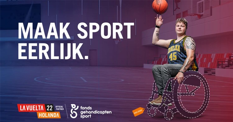 Mooie samenwerking La Vuelta Holanda en Fonds Gehandicapten Sport afbeelding nieuwsbericht Mooie samenwerking La Vuelta Holanda en Fonds Gehandicapten Sport afbeelding nieuwsbericht