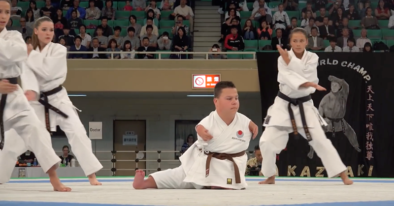 Karate zonder armen en benen afbeelding nieuwsbericht
