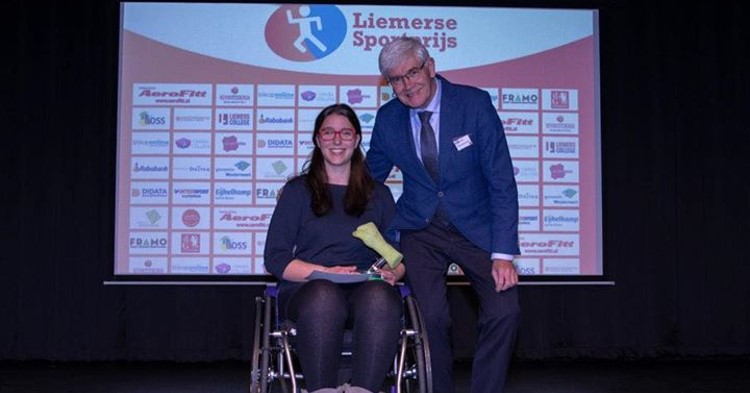 Liemerse sportprijs aangepast sporten voor zitvolleybalster Renske den Haan! afbeelding nieuwsbericht Liemerse sportprijs aangepast sporten voor zitvolleybalster Renske den Haan! afbeelding nieuwsbericht