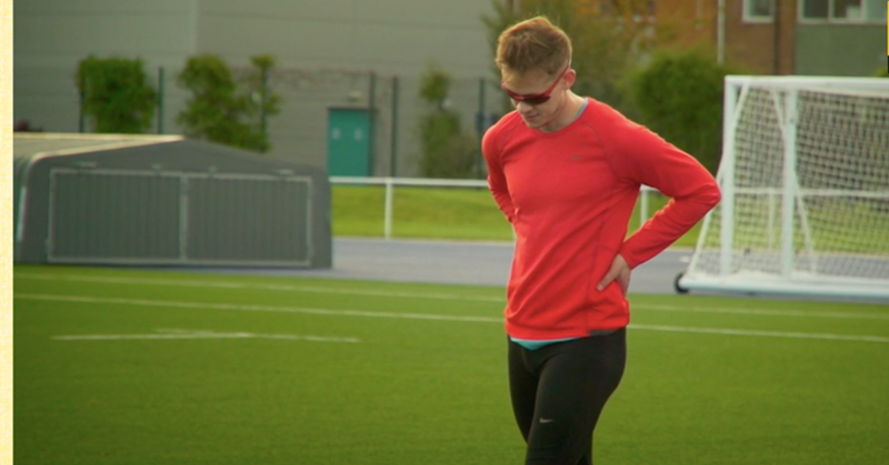 De uitdagingen van een blinde sprinter afbeelding nieuwsbericht