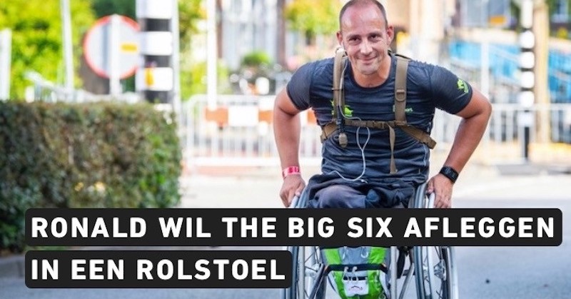 Ronald wil 6 marathons in zijn rolstoel doen afbeelding nieuwsbericht Ronald wil 6 marathons in zijn rolstoel doen afbeelding nieuwsbericht