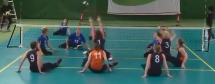Als je niet kunt staan, ga dan zitvolleyballen afbeelding nieuwsbericht Als je niet kunt staan, ga dan zitvolleyballen afbeelding nieuwsbericht