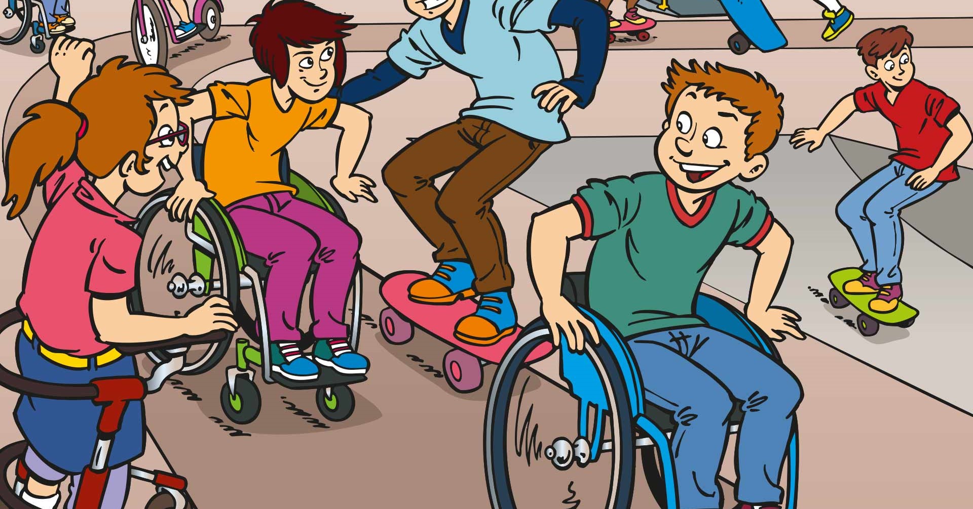 Sam en Sarah: striphelden in een rolstoel afbeelding nieuwsbericht Sam en Sarah: striphelden in een rolstoel afbeelding nieuwsbericht