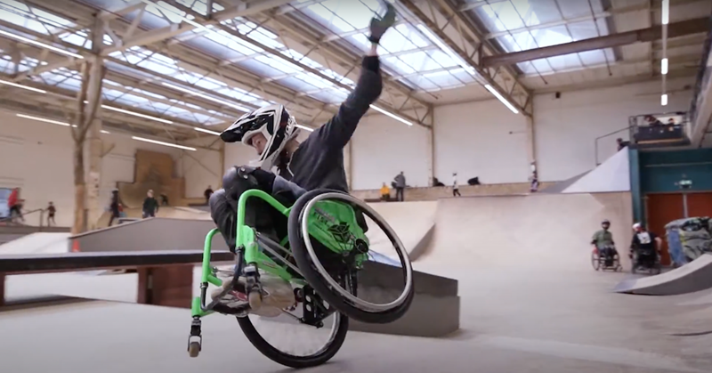 Het skatepark in met je rolstoel! afbeelding nieuwsbericht