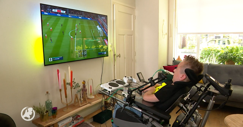 Uitvinder helpt Juda bij gamen vanuit rolstoel afbeelding nieuwsbericht