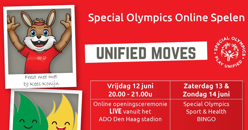 Doe dit weekend online mee met Unified Moves! afbeelding nieuwsbericht