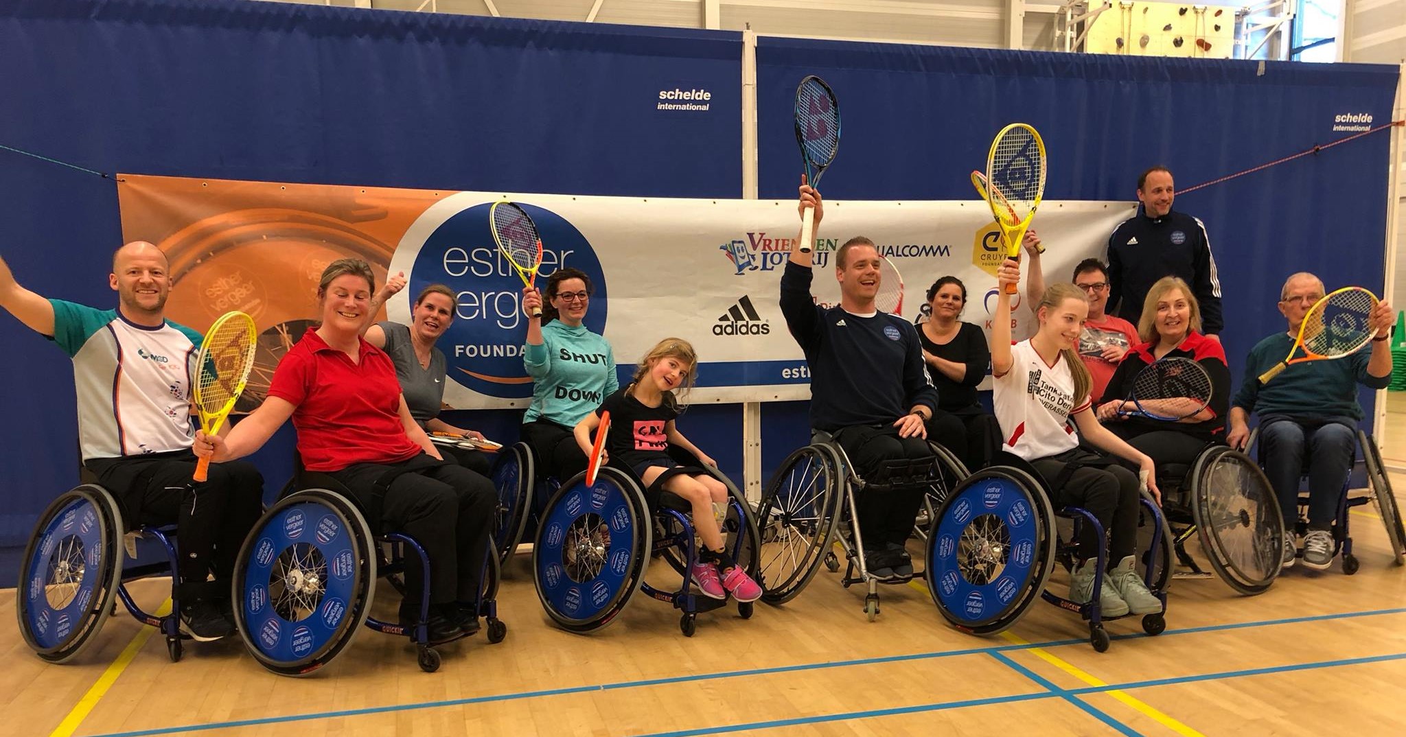 Clinic rolstoeltennis Esther Vergeer Foundation bij Sint Maartenskliniek afbeelding nieuwsbericht