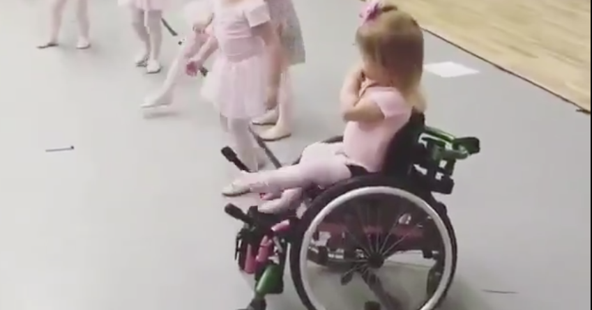 Dit balletmeisje laat zien wat meedoen is afbeelding nieuwsbericht Dit balletmeisje laat zien wat meedoen is afbeelding nieuwsbericht