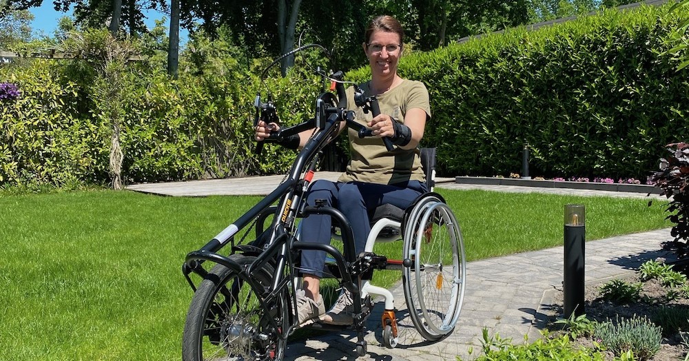 Tamara kan weer zelf op pad dankzij leenfiets afbeelding nieuwsbericht Tamara kan weer zelf op pad dankzij leenfiets afbeelding nieuwsbericht