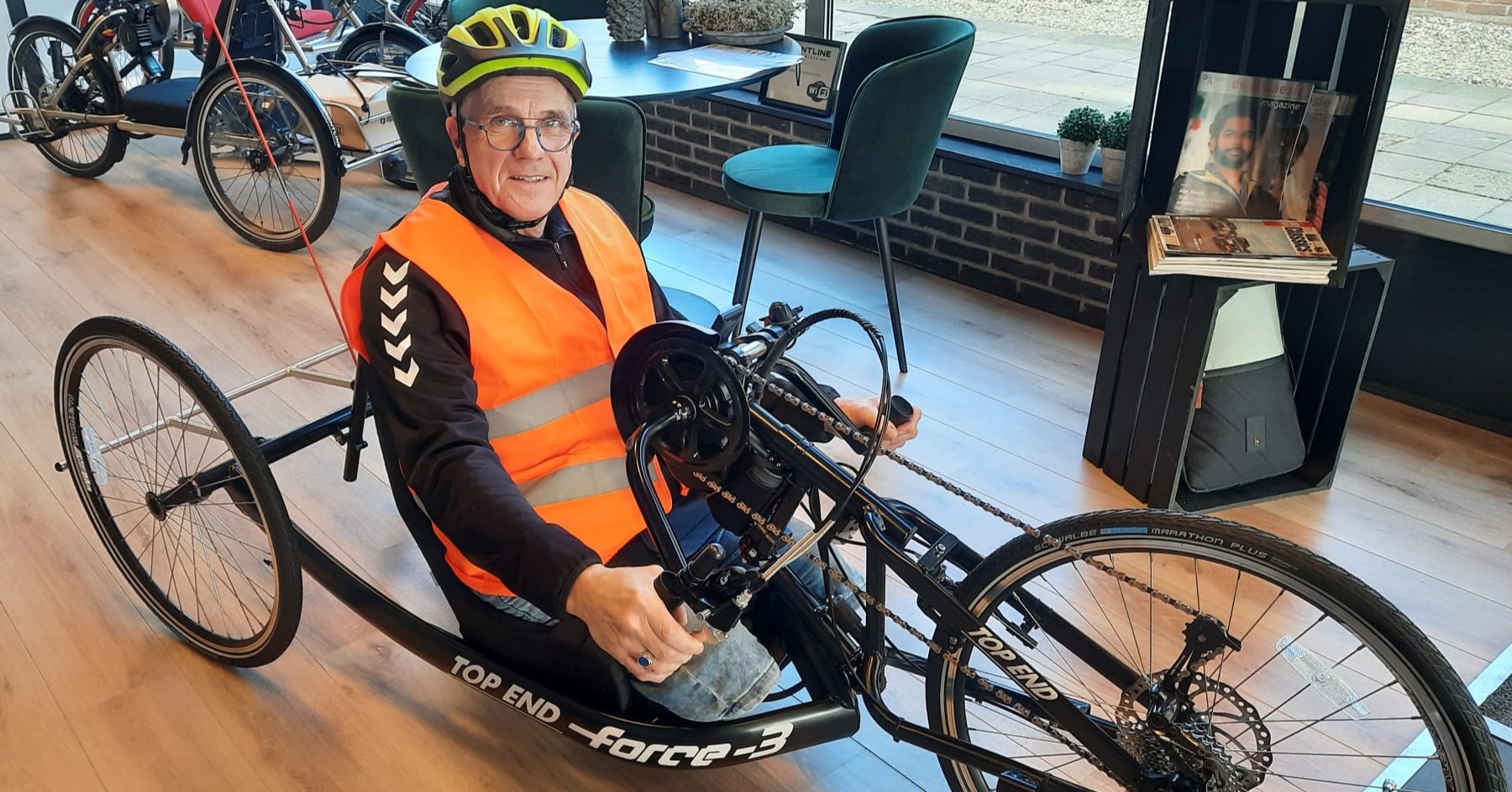 Henk maakt al grote plannen met zijn lighandbike afbeelding nieuwsbericht Henk maakt al grote plannen met zijn lighandbike afbeelding nieuwsbericht