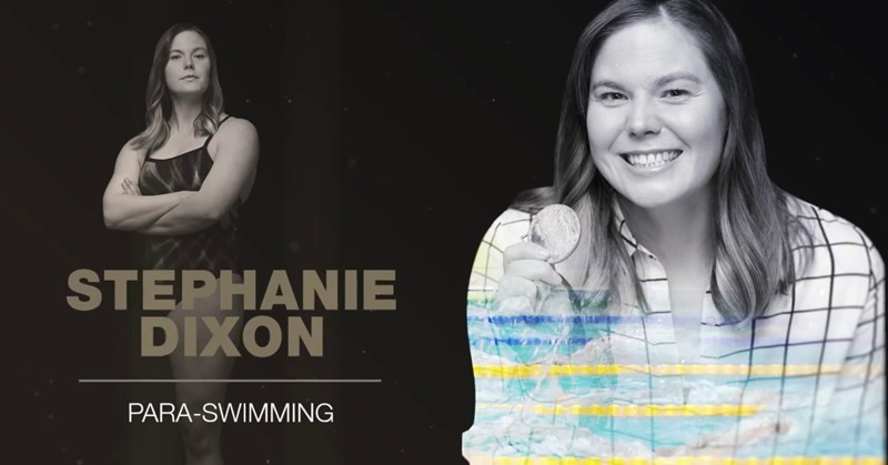 Zwemkampioene Stephanie Dixon (34) vertelt hoe daten met één been echt is afbeelding nieuwsbericht
