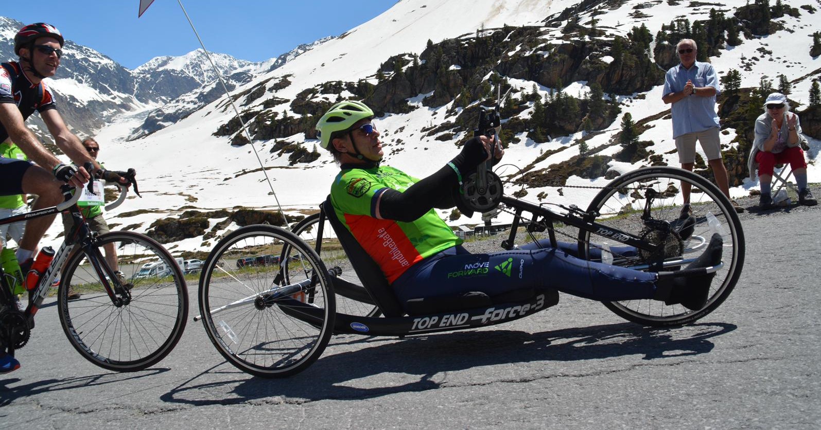 Alessandro kon op de handbike weer zweten afbeelding nieuwsbericht Alessandro kon op de handbike weer zweten afbeelding nieuwsbericht