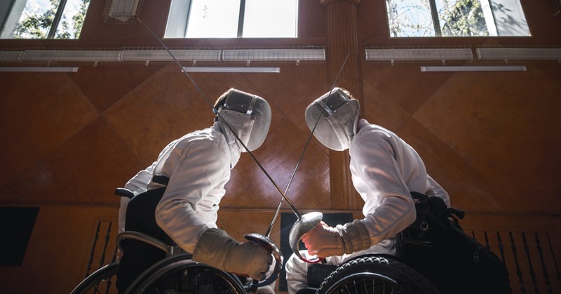 Sport van de week: rolstoelschermen afbeelding nieuwsbericht