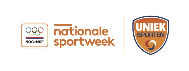 Logo Nationale Sportweek en Uniek Sporten