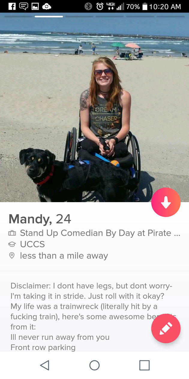 Tinder profiel Mandy