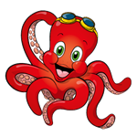 Logo Zwembad Octopus 