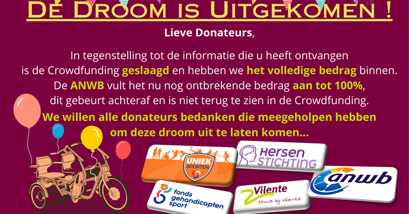 Afbeelding De droom is uitgekomen