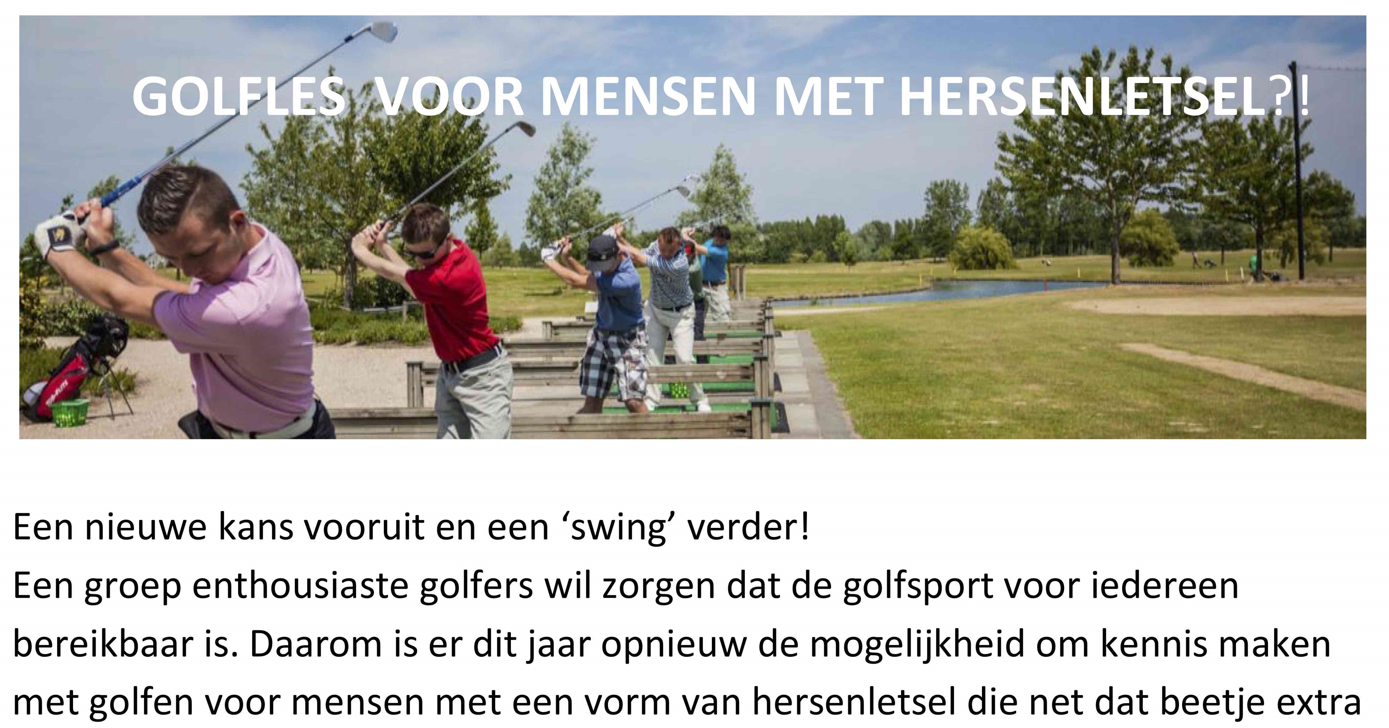 Golfles voor mensen met hersenletsel?! afbeelding nieuwsbericht Golfles voor mensen met hersenletsel?! afbeelding nieuwsbericht