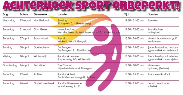 Sportinstuif Special Olympics afbeelding agendaitem