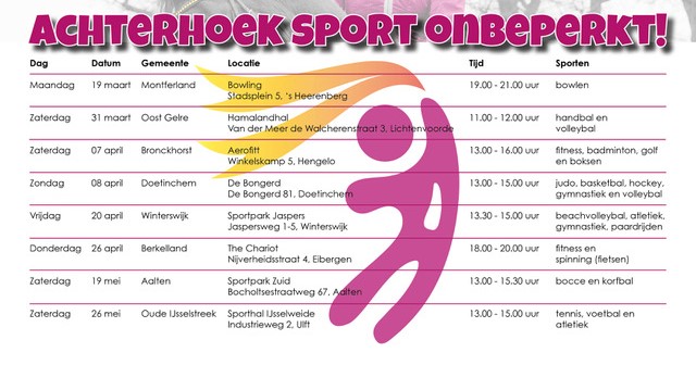 Sportinstuif Special Olympics afbeelding agendaitem