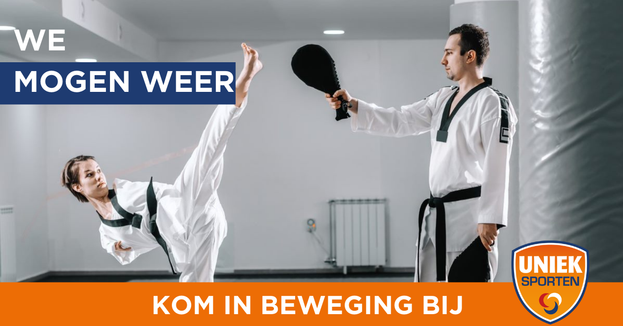 We mogen weer! Kom in beweging bij Taekwon-Do IN NAE DO KWAN afbeelding nieuwsbericht We mogen weer! Kom in beweging bij Taekwon-Do IN NAE DO KWAN afbeelding nieuwsbericht