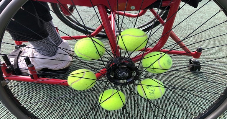 Rolstoeltennissers in Niekerk zoeken nieuwe tegenstanders afbeelding nieuwsbericht Rolstoeltennissers in Niekerk zoeken nieuwe tegenstanders afbeelding nieuwsbericht