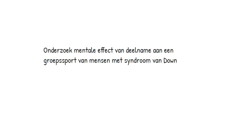 Onderzoek mentale effect van deelname aan een groepssport afbeelding nieuwsbericht Onderzoek mentale effect van deelname aan een groepssport afbeelding nieuwsbericht