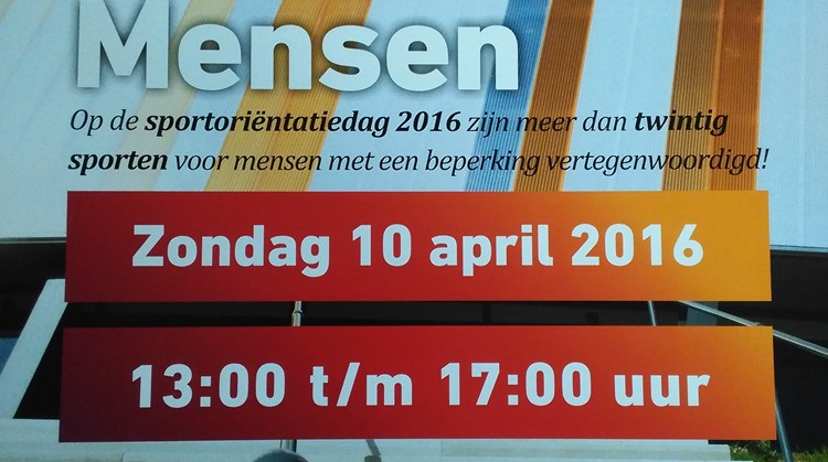 Bijzonder Sporten voor Unieke Mensen afbeelding agendaitem