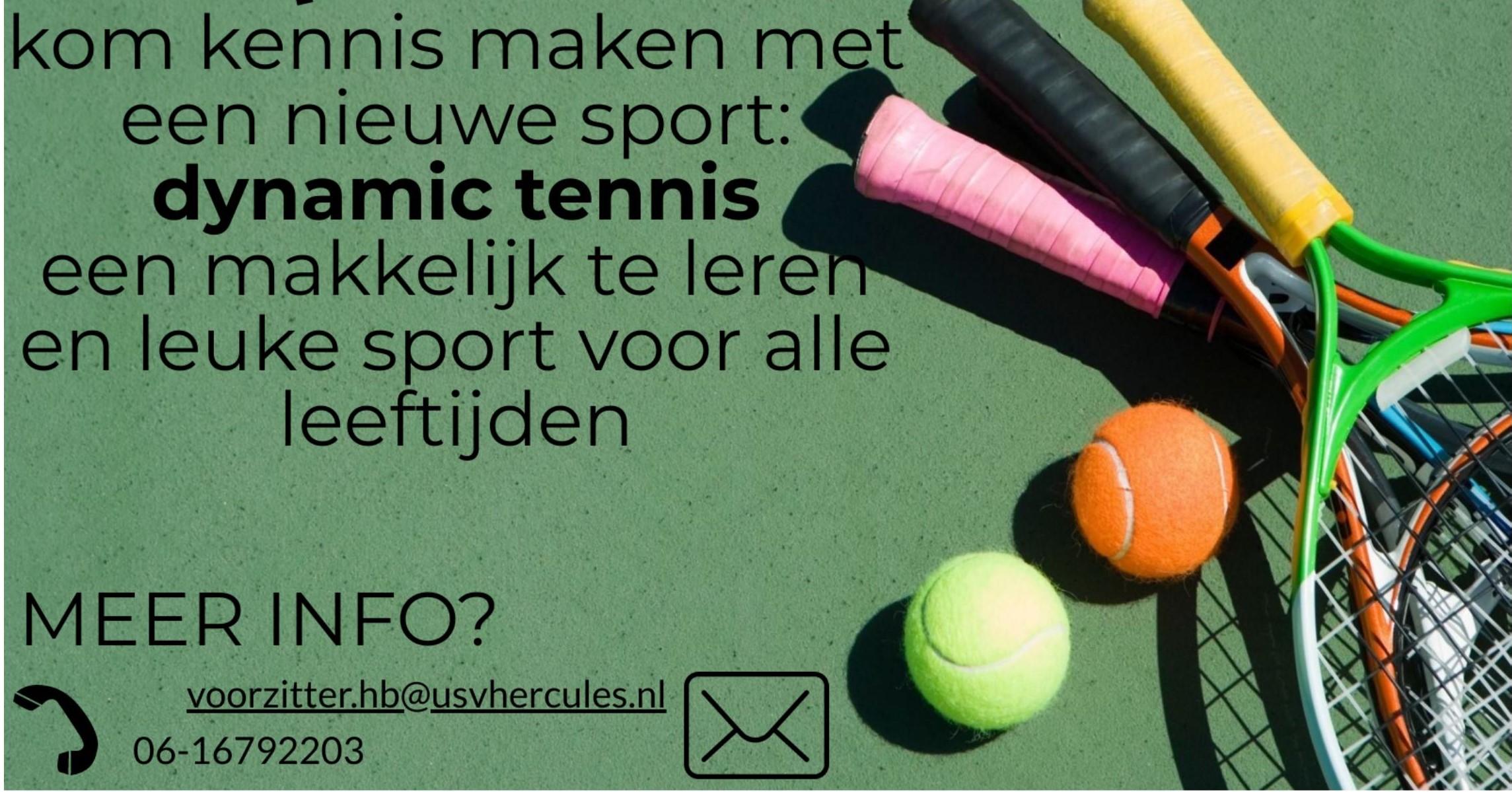 Dynamic Tennis van start bij USV Hercules in Utrecht afbeelding nieuwsbericht Dynamic Tennis van start bij USV Hercules in Utrecht afbeelding nieuwsbericht