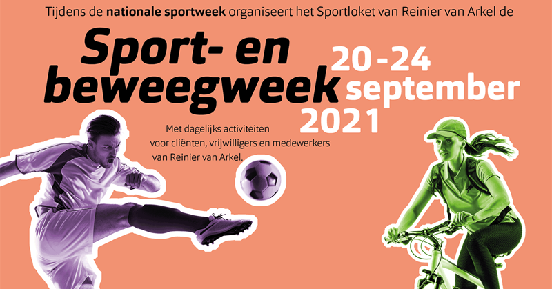 Sport- en beweegweek Reinier van Arkel september 2021 afbeelding nieuwsbericht