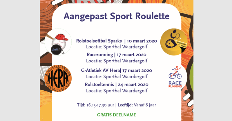 Vandaag Rolstoelsoftbal op het programma bij de Sport Roulette  afbeelding nieuwsbericht