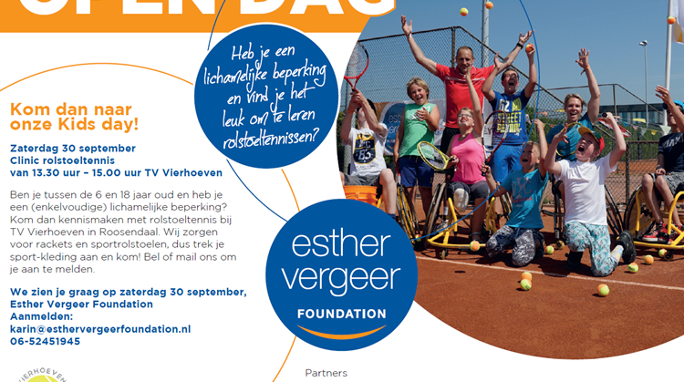 Rolstoelclinic Esther Vergeer Foundation zaterdag 30 september afbeelding nieuwsbericht Rolstoelclinic Esther Vergeer Foundation zaterdag 30 september afbeelding nieuwsbericht
