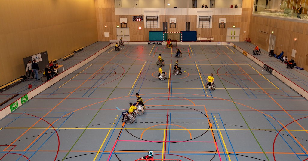 Unieke demonstratie rolstoelhockey afbeelding nieuwsbericht Unieke demonstratie rolstoelhockey afbeelding nieuwsbericht