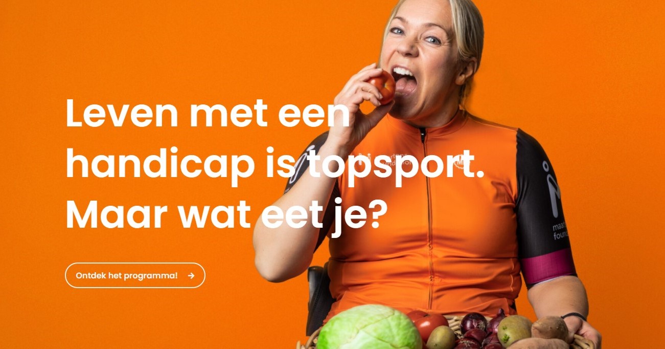 Maartens Foundation: Leven met een handicap is topsport. Maar wat eet je? afbeelding nieuwsbericht Maartens Foundation: Leven met een handicap is topsport. Maar wat eet je? afbeelding nieuwsbericht