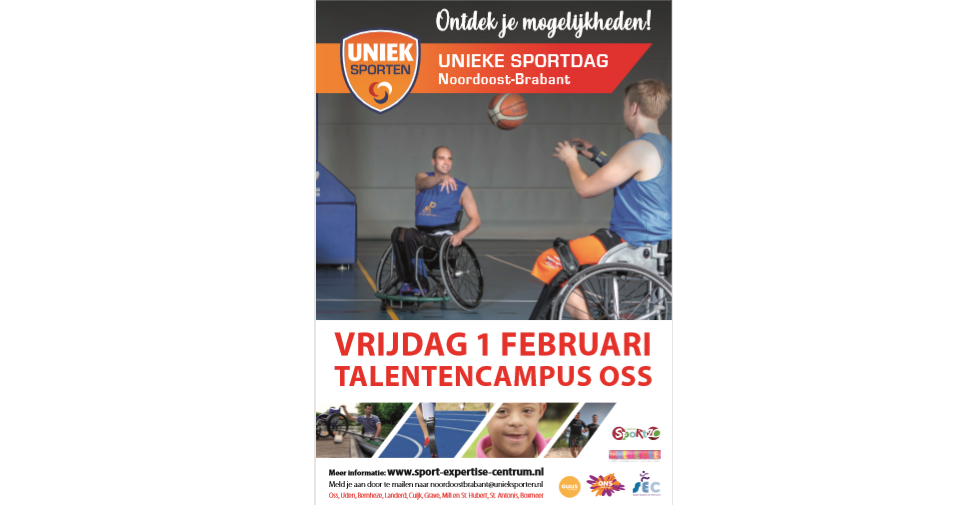 1 Feb: De Unieke Sportdag 2019 afbeelding nieuwsbericht 1 Feb: De Unieke Sportdag 2019 afbeelding nieuwsbericht